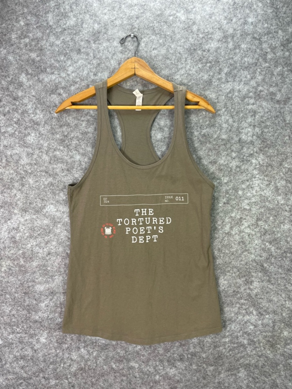 Taylor Swift Tortured Poets Department Racerback Tank Top Women's XL